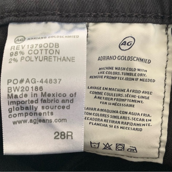 Adriano Goldschmied Womens 28R Black Jeans The Farrah Skinny High Rise - Picture 9 of 11